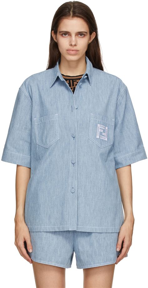 fendi short sleeve shirt|fendi dress shirts.